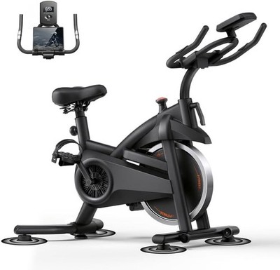 FITNESS Exercise Bike Quiet Belt Drive Stationary Bike Home 0-100 Resistance App