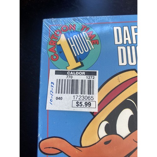 VHS Daffy Duck Cartoon Time 1 Hour Star Classics W1104 (VHS, 1989) Brandneu - Bild 8 von 8