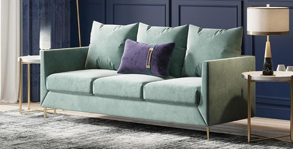 3 Sitzer Stoff Sofa Wohnlandschaft Relax Sitz Design Couch Lounge Sofas Samt-image