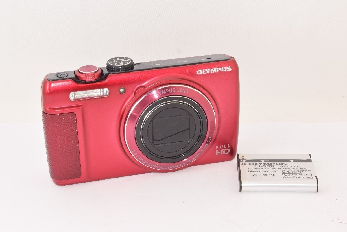 OLYMPUS STYLUS SH-21 16.0MP Compact Digital Camera Red Used