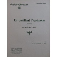 Mochet Gustave Aus Kommissionierung L'Anemone Violine Piano