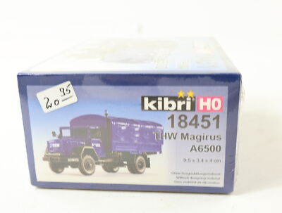 Kibri 18451 – Camion Magirus-Deutz A6500 THW – Échelle 1/87 – Kit Montage
