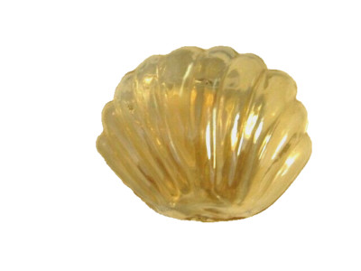 *Vintage Ambar  Iridescent Art Glass Shell Paperweight/Home Decor