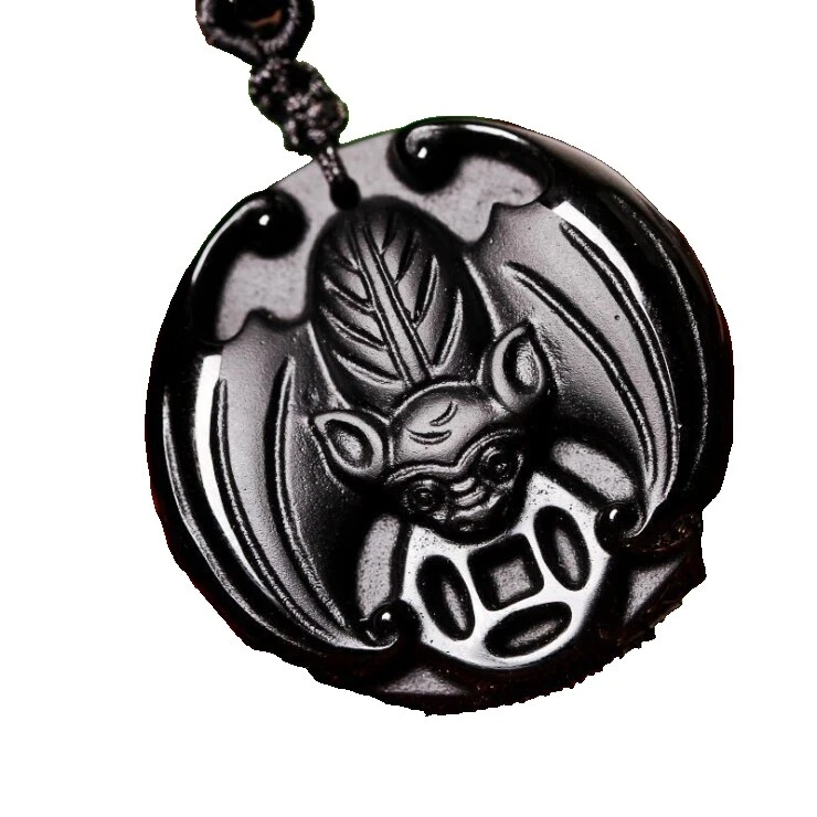 黑曜石宗教饰品时尚项链和吊坠