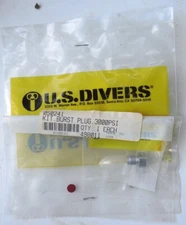 U.S. DIVERS 3000 PSI SCUBA TANK VALVE BURST PLUG / DISK KIT - NEW OLD STOCK!