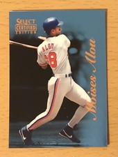 1996 SELECT CERTIFIED BASEBALL CERTIFIED BLUE MOISES ALOU MONTREAL EXPOS ASTRO 1