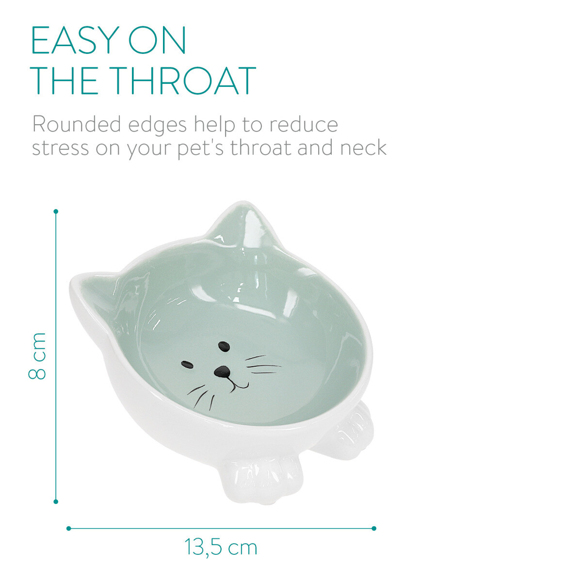 Lot De 2 Bols Anti-Fourmis Pour Chat – Double Compartiment, Antidérapant, Facile à Nettoyer