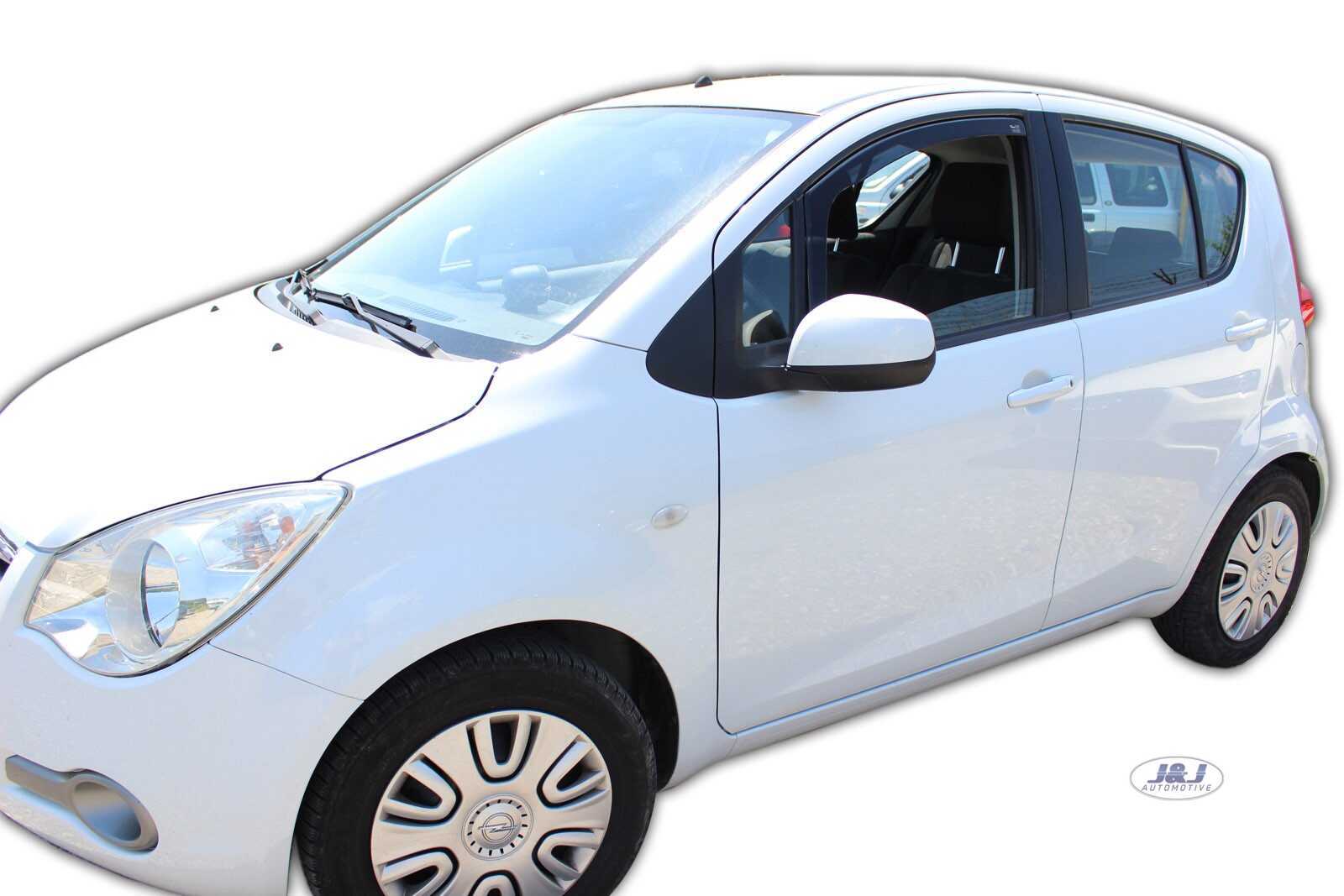 Déflecteurs de vent Opel Agila contre la buée et la pluie vitres ouvertes