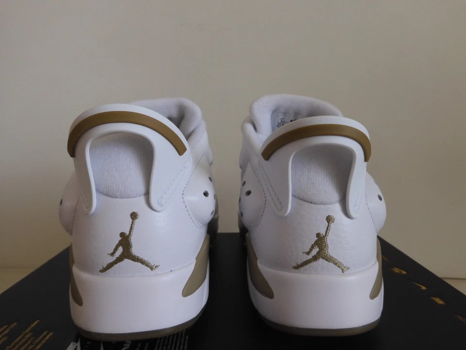 Nike Air Jordan Retro 6 G Golf "Botines de Golf" Blanco-Caqui Talla 8 [DV1376-100] Foto 4 de 4