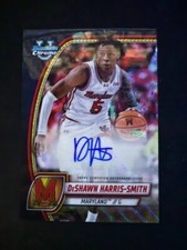 2024-25 Bowman Chrome U Deshawn Harris-Smith Black Wave Auto Maryland