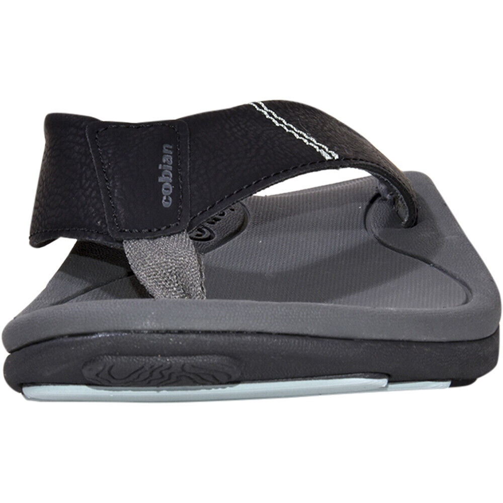 Cobian Men's Sumo-Terra Flip-Flops Black Sandal Shoes Sz. 8