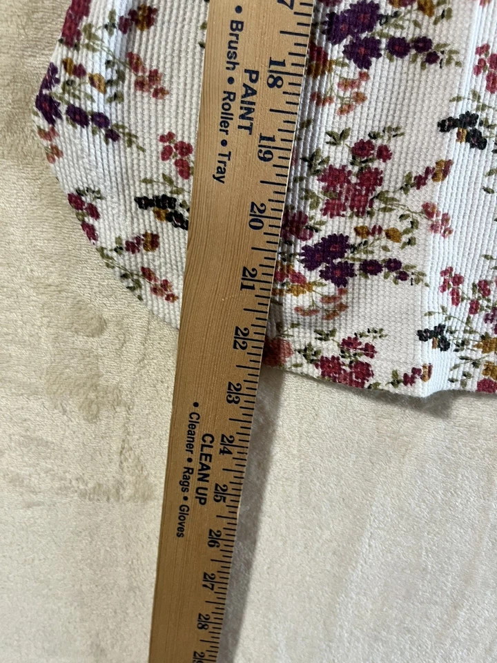 Top manga larga rosa brillante niñas floral amarillo blanco 14/16 Foto 3 de 4