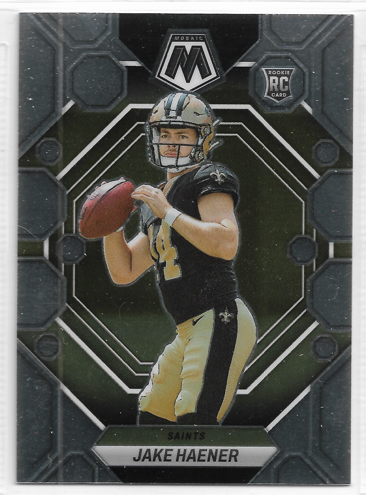 2023 Panini Mosaic Jake Haener Base RC Card # 325