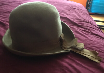 Vintage Jacki Hat Made In USA Tan 100% Wool Cloche | eBay