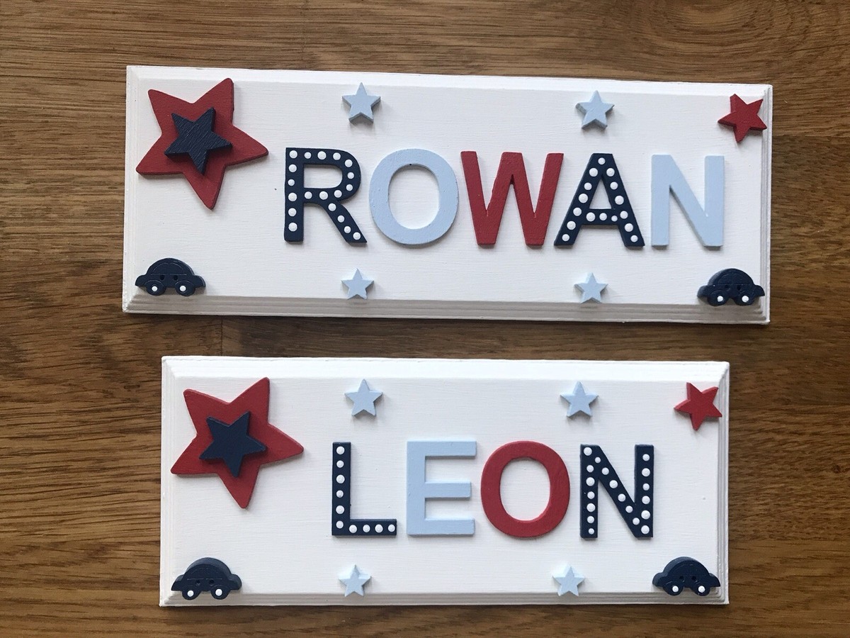 Childrens Bedroom Door Name Plates Personalised Kids Door Name Plate
