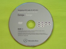 DVD NAVIGATION MERCEDES-BENZ AUDIO 50 APS NORDEUROPA 2013 A B CLS E GL M R VIANO