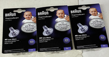 Lot of 3 - Sealed Braun Thermo Scan Lens BPA Free Ear LF20 Filter 40/Box 