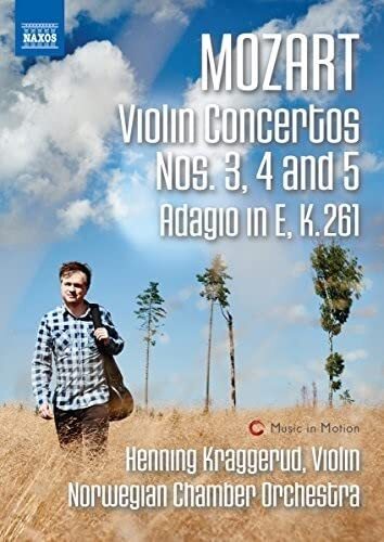 Mozart, W.A.: Violin Concertos Nos. 3, 4 and 5 / Adagio, K. 261 (Kraggerud (DVD)