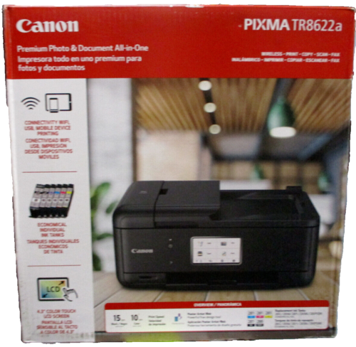 NEW Canon TR8622a All In One Printer Wireless-Color Photo Print-Business-Deal