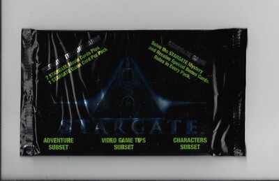 1994 Collect-a-Card Stargate Movie trading cards sealed pack