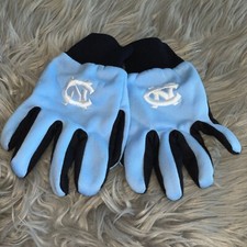 EUC UNC North Carolina Tar Heels Official Winter Utility Gloves OSFM Non-Slip