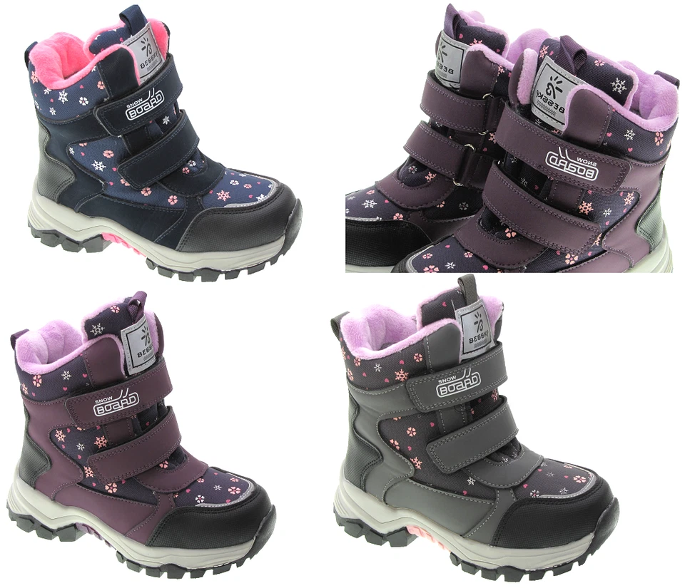 MARKENLOS WARM GEFÜTTERTE KINDER STIEFEL WINTERBOOTS STIEFELETTEN NEU GR. 32-37