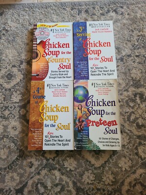 Chicken Soup For The Soul Book Lot of 4 Good Condition: Preteen ...