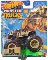 Humvee - Crash Legends Hummer Monster Trucks Hot Wheels Mattel Auto Diecast 1:64