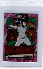KRIS BRYANT 2021 DONRUSS UNLEASHED PINK FIREWORKS CUBS 