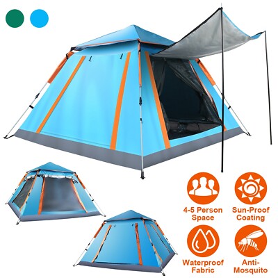 Waterproof Automatic Outdoor Instant Pop Up Camping Tent UV