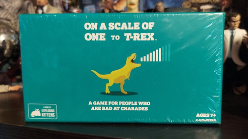 Exploding Kittens On a Scale of One to T-Rex Card Game New In Sealed ...