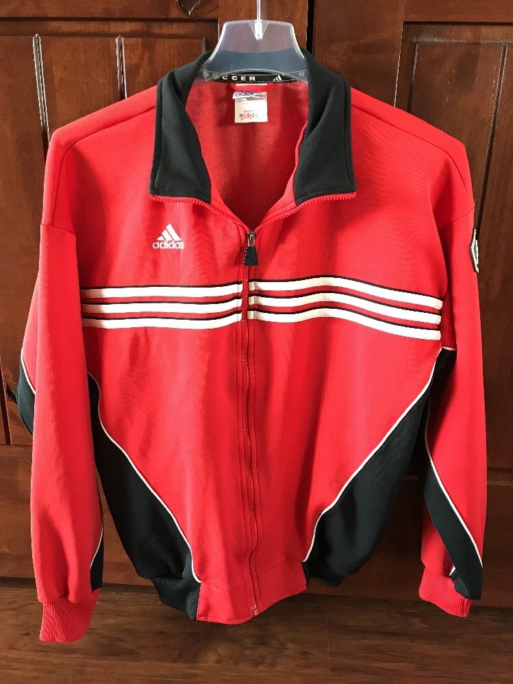 Vintage 90’s ADIDAS SOCCER Zip Up Track Warm Up Jacket Men’s MEDIUM