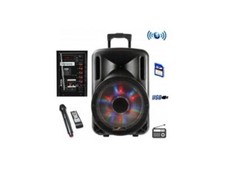 Befree Sound BFS-4435 12 in Bluetooth Rechargeable Party Speaker with Illuminati