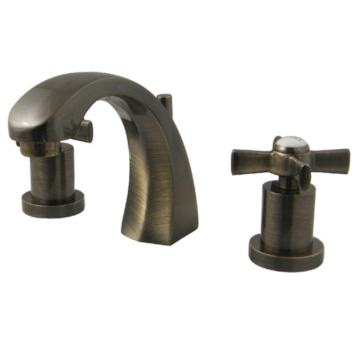 Kingston Brass Waschtisch-Armatur KS4946ZX – Poliertes Nickel, 20,3 Cm Einbau