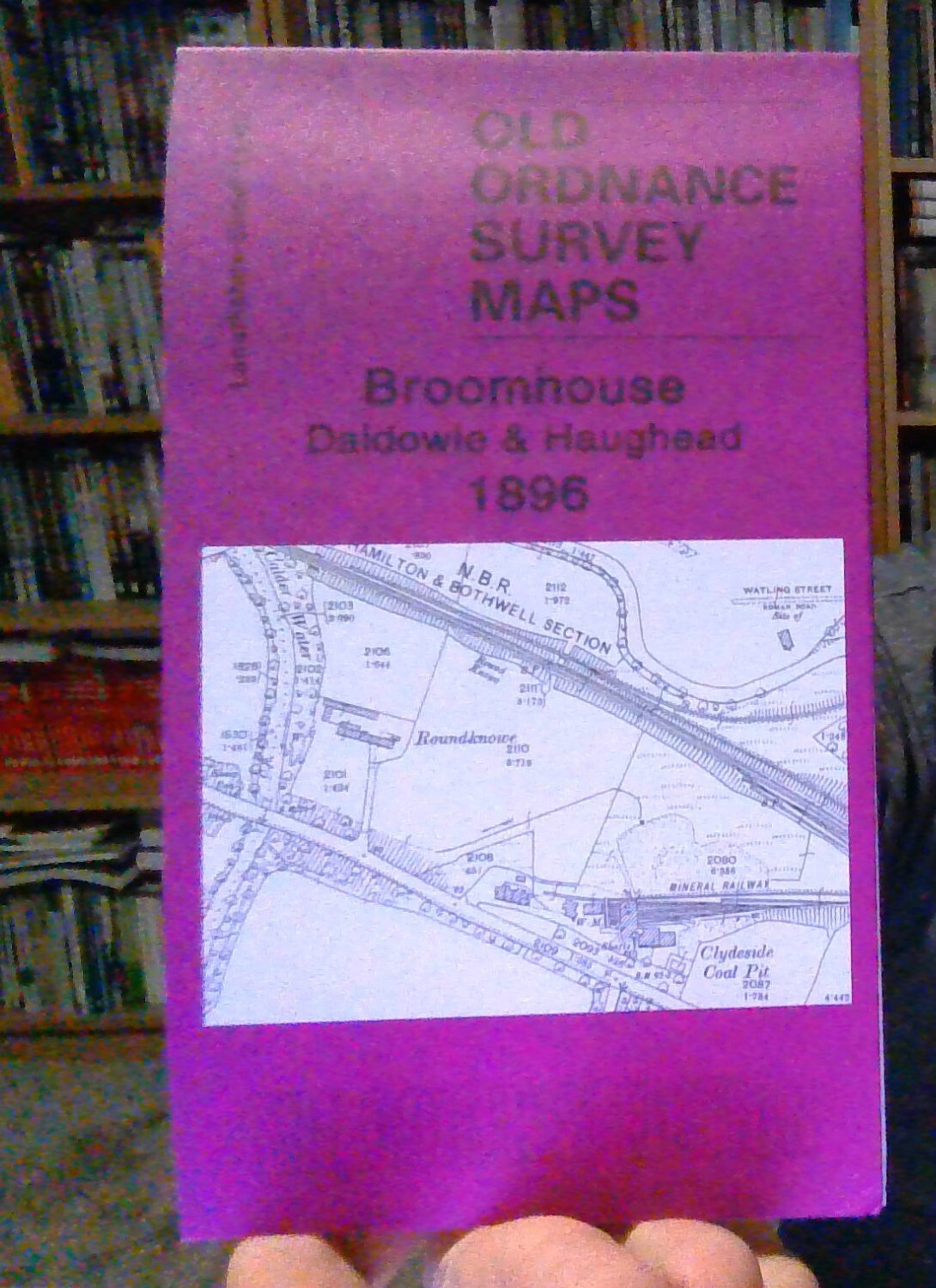 MAP OF Broomhouse, Daldowie & Haughead 1896: Lanarkshire Sheet 11.02 NEW