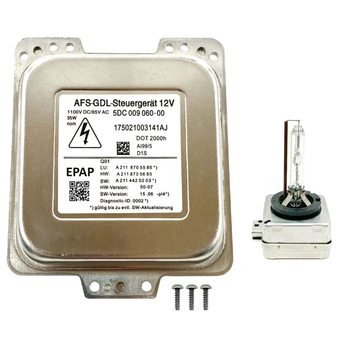 W211 ベンツ AMG Eクラス HELLA製 バラスト 純正OEM品 2007-2009 Mercedes E Class W211 Xenon Ballast D1S Bulb Control