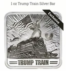 1 oz Trump Train Silver Bar .999 Fine Silver