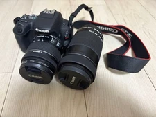 Canon EOS Kiss X9 DSLR Camera with 2 Lenses Articulating Screen Charger Include