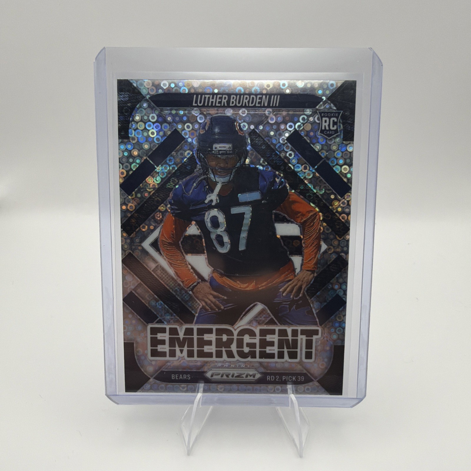 2025 Panini Prizm - Emergent Luther Burden #19 No Huddle Prizm (RC)