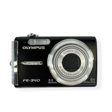 Olympus FE FE-340 8.0MP Digital Camera Black For Parts Repair