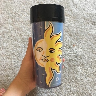 Starbucks Sun Moon 16oz Thermos Cup Coffee Tea Tumbler To Go Travel Work School 