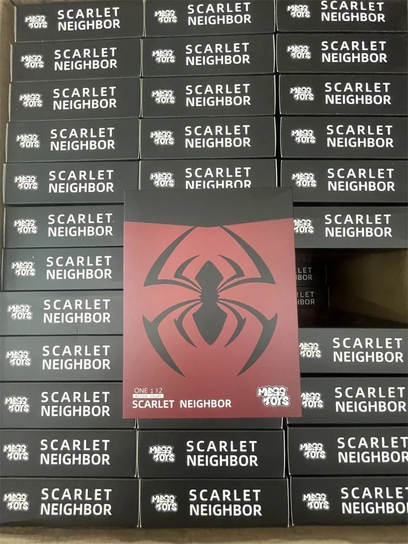 Mess Toys Scarlet Neighbor Kaine Parker Spider-Man 1/12 Action Figure USA STOCK image 2