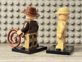 LEGO Indiana Jones Minifigure Lot Indiana Jones & German Soldier 2 Minifigs 7622