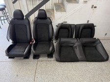 2018-2023 Ford Mustang Gt California Special Front Rear Seats Black Red Stitch 2018-2023 Ford Mustang Gt California Special Front Rear Seats Black Red Stitch