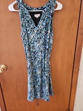 Chic Loft SzM Floral Print Chiffon Sleeveless Dress