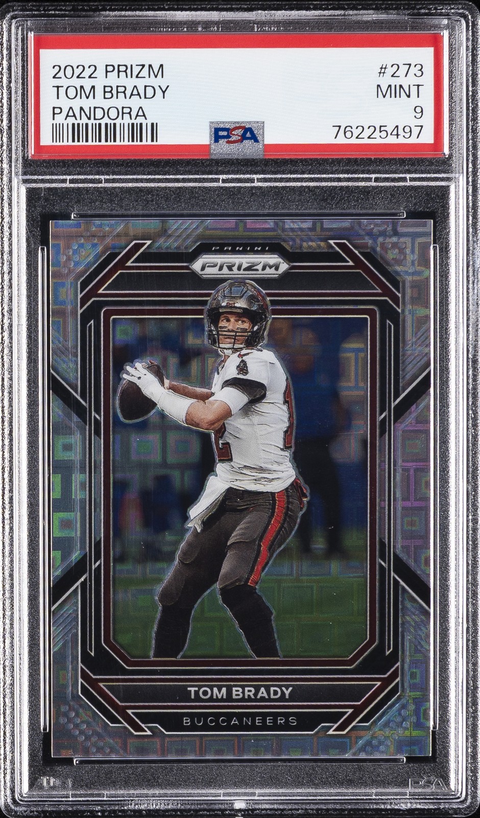 2022 PANINI PRIZM PANDORA #273 TOM BRADY 177/400 PSA 9