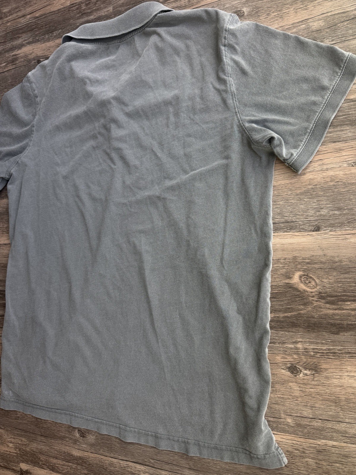 LEVI'S Originals 100% Soft Cotton Polo Shirt Mens XL Light Wash Gray thumbnail 12