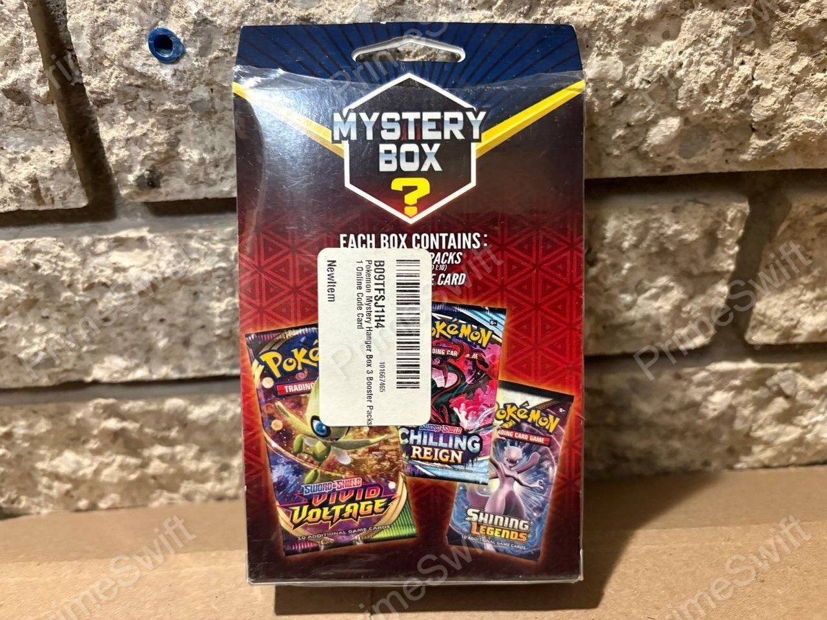 pokemon mystery box 3 booster packs PokeHEX Mystery Box 2.0 – Pokémon Card Booster Pack Mystery Box (6 Pac