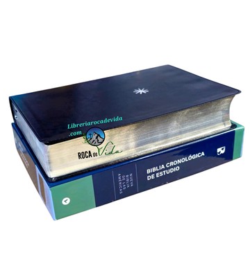 NBLA, Biblia de Estudio Cronológica, Leathersoft, Piel Suave Negro