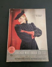 1939-1940 CHICAGO MAIL ORDER CO. CATALOG - FALL & WINTER - CHICAGO - AMAZING!!